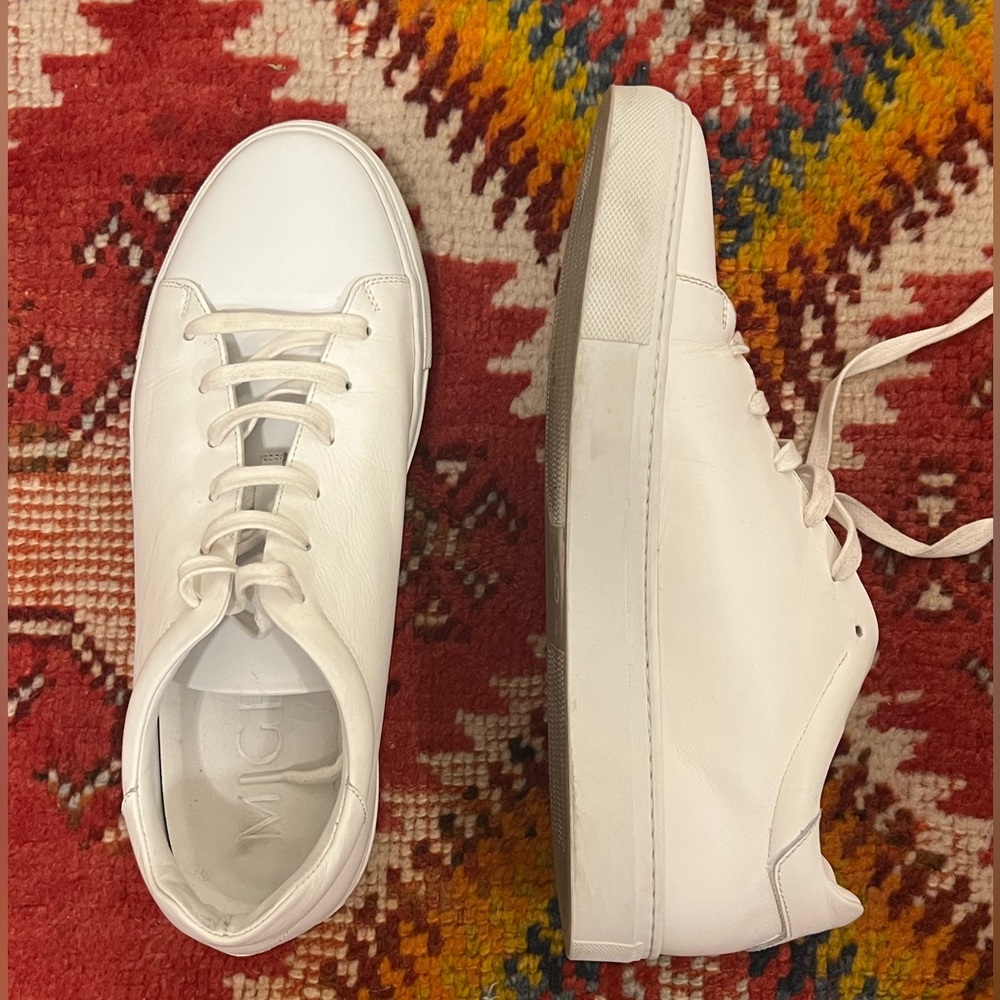 Mgemi (handmade Italian brand) Men’s White Sneakers